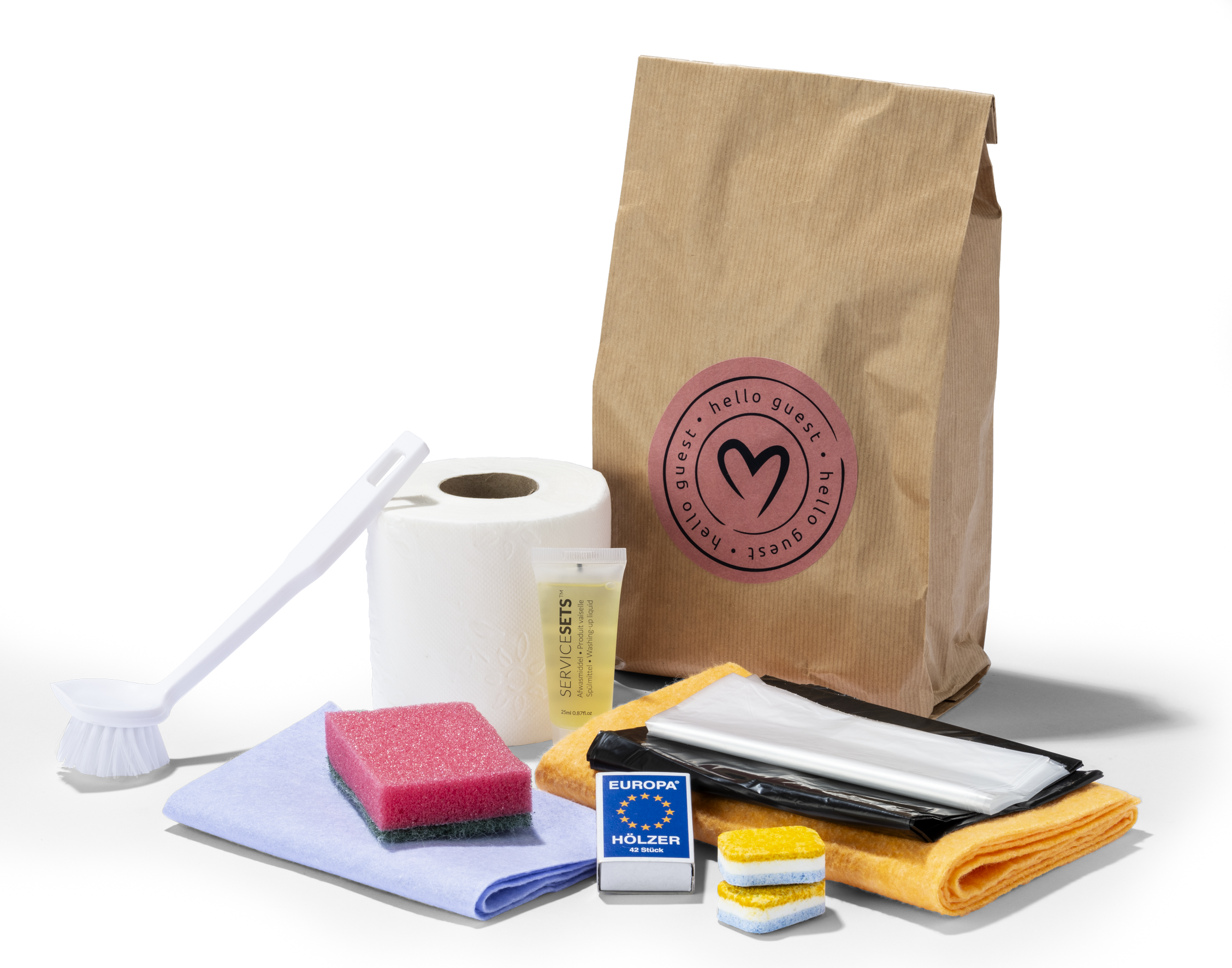 Welkomstset Compleet in craft zakje