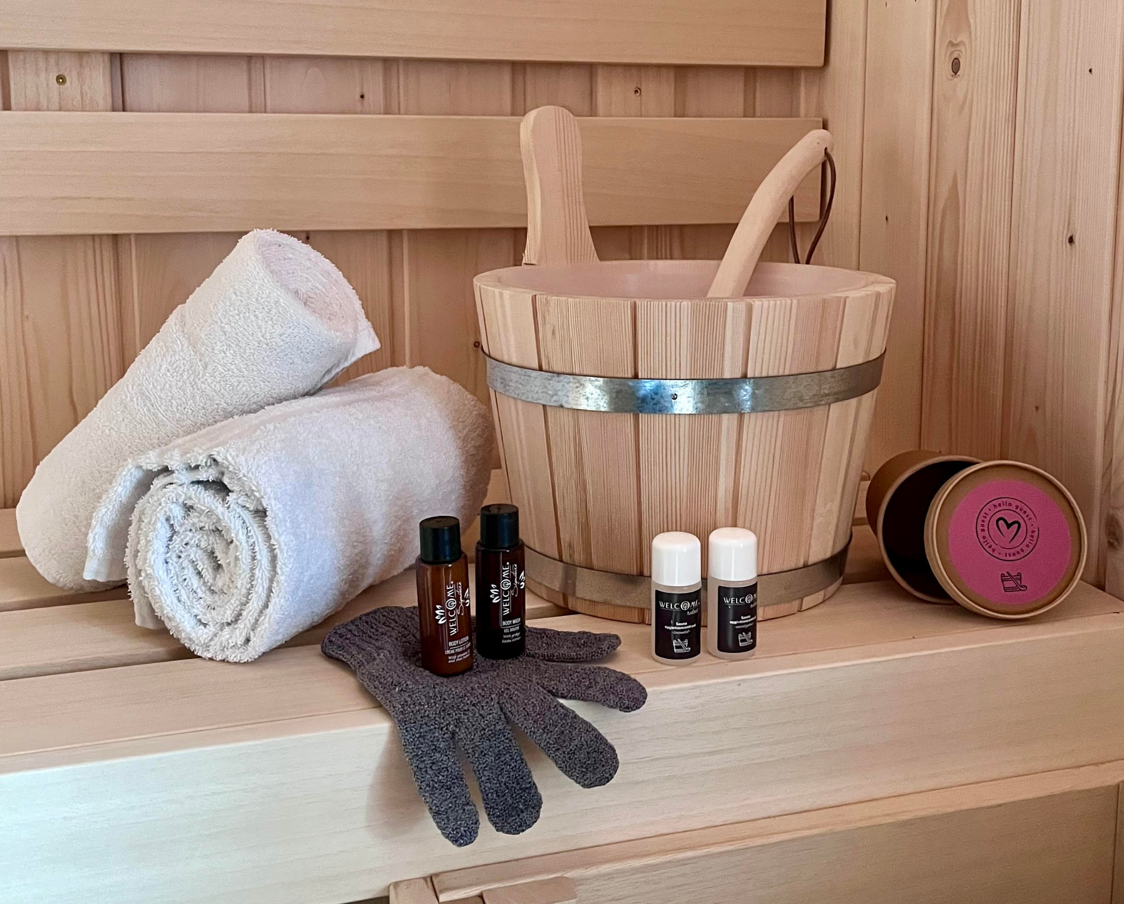 Sauna wellness set